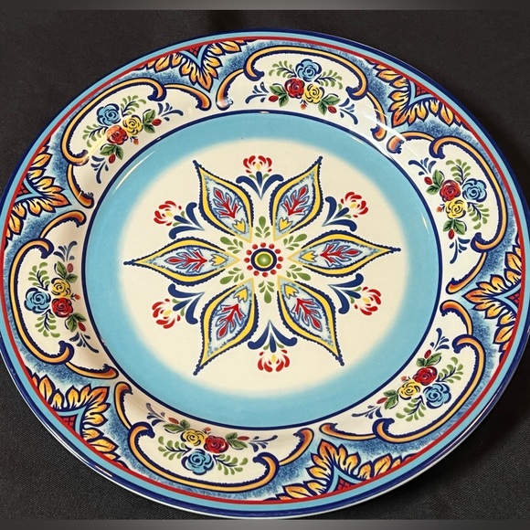 Zanzibar Dinner Plate by Euro Ceramica - Picture 3 of 7